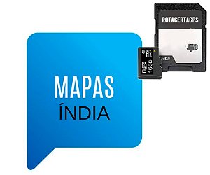 Cartão Sd Gps iGo Com Mapas Índia + Brasil