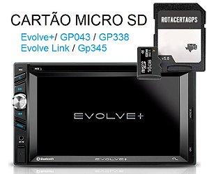 Cartão Micro Sd Gps Central Evolve + GP043 / GP338 / GP345