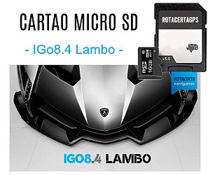 Cartão Micro Sd iGo8.4 Lambo 2024 + Frete Grátis
