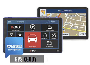 simulação de rota GPS Multilaser GP040 IGO amigo 
