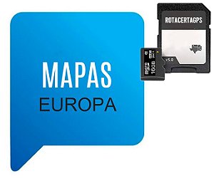 Cartão Sd Gps iGo Com Mapas Europa + Brasil