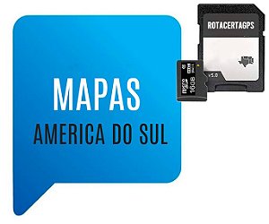 Cartão Sd iGo Com Mapas America Do Sul