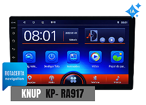 Navegador GPS Central multimidia Knup KP RA917 - iGO Android 2026