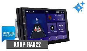 Navegador GPS Multimidia Knup KP RA922 - iGO 2026