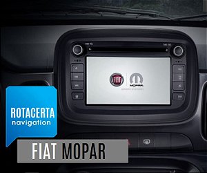 Navegador GPS iGo Central Fiat Toro / Mobi / Strada -  Mopar