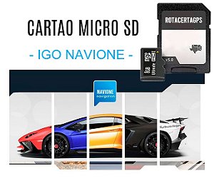 Cartão Micro Sd Gps iGo Navione 2024 / Central Multimídia