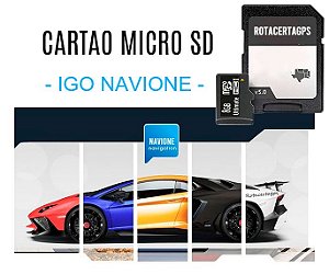 Cartão de Memoria Gps iGo Primo May Way 2022 - Rotacertagps