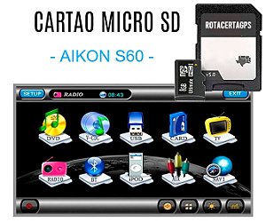 Cartão Micro Sd Gps iGo Navione / Central Aikon s60