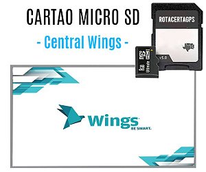 Cartão Micro Sd Gps Central Wings Be Smart