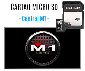 Cartão Micro Sd Gps Central Motor One - M1
