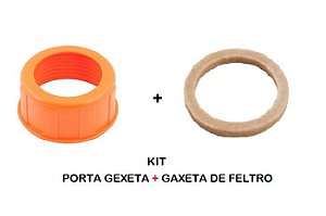 Kit Porta Gaxeta + Gaxeta de Feltro para Pulverizadores XP