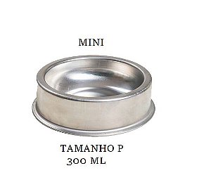 Mini Comedouro Pesado de Alumínio para Cão 300 ML