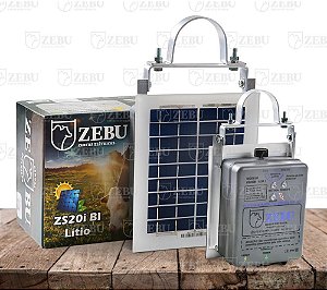 Eletrificador De Cerca Solar Zs20bi C/bateria Moura 0,31 J