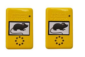Kit 2 Repelente Eletrônico para Ratos