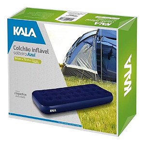 Colchão Inflável Solteiro Confortável Camping Kala Original