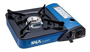 Fogareiro Portátil A Gás Compact Azul com maleta - Kala