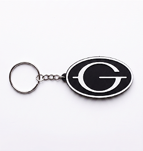 CHAVEIRO GULFSTREAM ALTO RELEVO 3D - PRETO