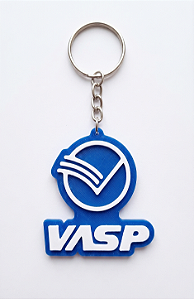 Chaveiro VASP Alto Relevo 3D Azul