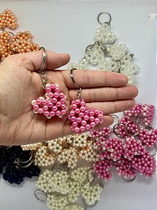 Dupla chaveiro de coração