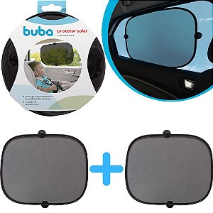 PROTETOR SOLAR PARA CARRO COM VENTOSA 2 UNIDADES - BUBA