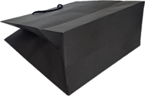 Sacola de Papel Cor Preta- Medida 30 x 14 x 30