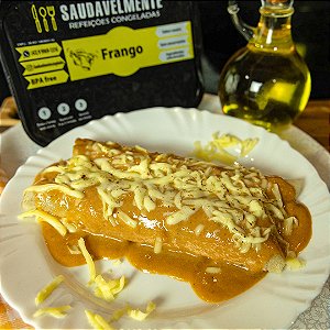 FRANGO XADREZ COM LEGUMES 250G - Saudavelmente Refeições Congeladas