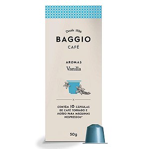 Cápsulas de Café Nespresso Baggio Aroma Vanilla - 10 unidades