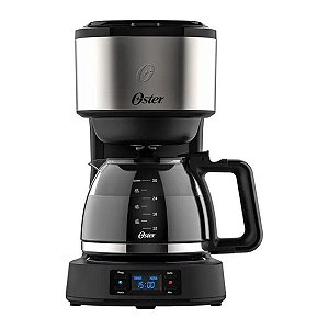 Cafeteira Digital Oster Day Light Programável OCAF500 Preto/Inox 220V