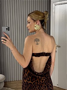 Vestido Animal Print Alina