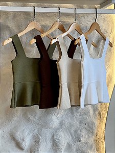 Blusa Peplum Ariadne