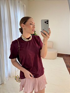 Camiseta Básica Gola Lisa