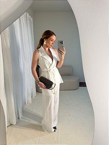 Conjunto Colete e Calça Nayara