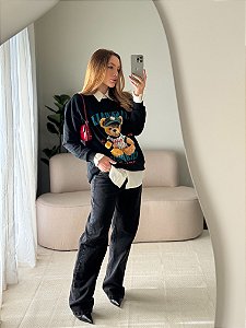 Blusa Moletom Baseball