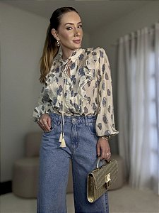 Camisa Bata Fiorella