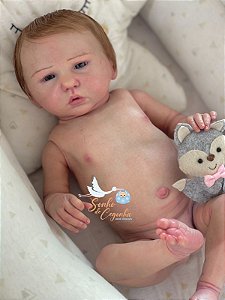 Bebê reborn kit Ellie Sue corpinho vinil MENINO
