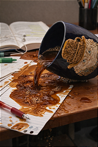 Caneca artesanal cerâmica gato clássico