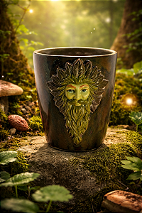 caneca artesanal cerâmica espíto da árvore