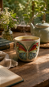 caneca borboleta