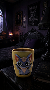 caneca gato alado