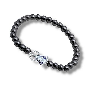 Pulseira Hematita Ns Senhora Aparecida
