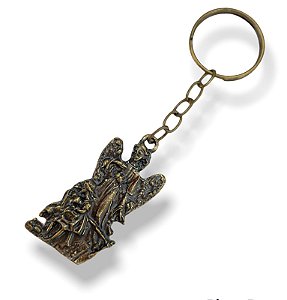 12 Chaveiros Anjo da Guarda Metal Zamak