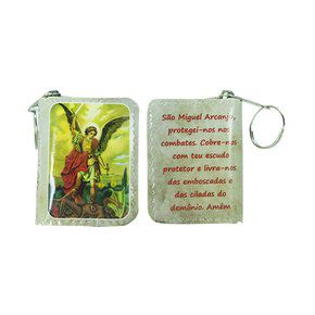 Chaveiro Preciosas Promessas Anjo Miguel Versiculos Biblicos