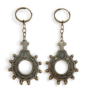 12 Chaveiros de NS Aparecida  E NS das Graças Metal Zamak