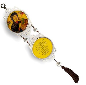 Nossa Senhora do Perpetuo Socorro Adorno de Porta 32cm