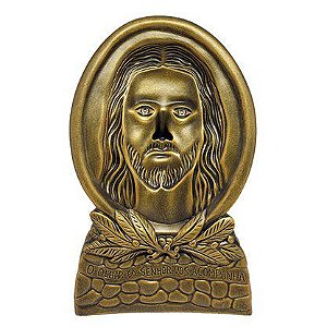 Imagem Face de Cristo em Mármore 27cm