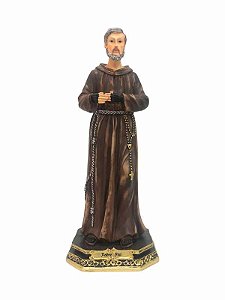 Imagem Padre Pio Resina Importada 30cm