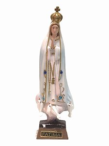 Imagem Nossa Senhora De Fatima Resina Importada 11cm