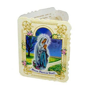 10 Cartão Dezena Maria Passa na Frente Lembrança Batismo