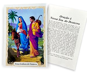 100 Santinho Folheto Oração Nossa Senhora Do Desterro