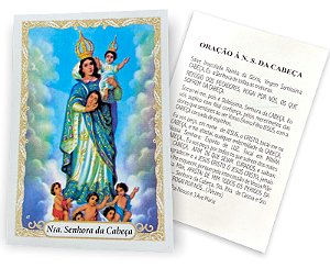 100 Santinho Folheto Oração Nossa Senhora Da Cabeça